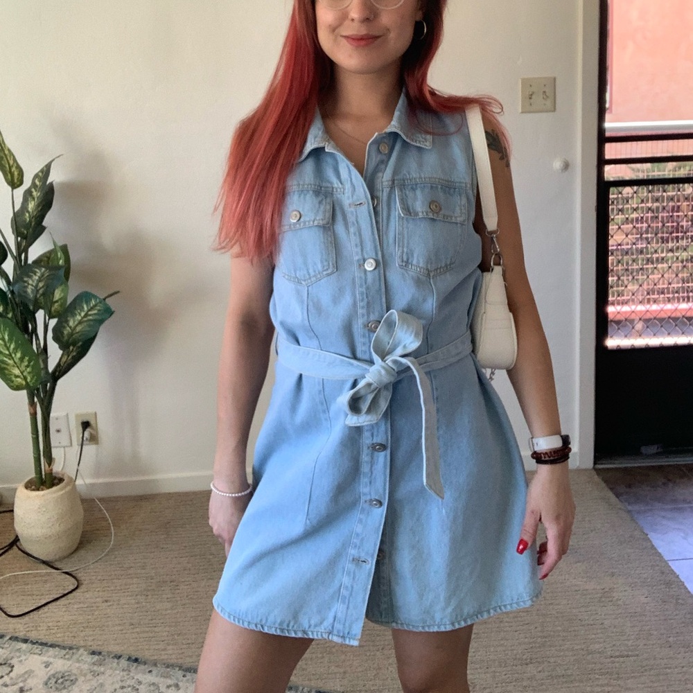 Denim Mini Dress